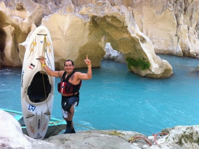 Kayaks en azul